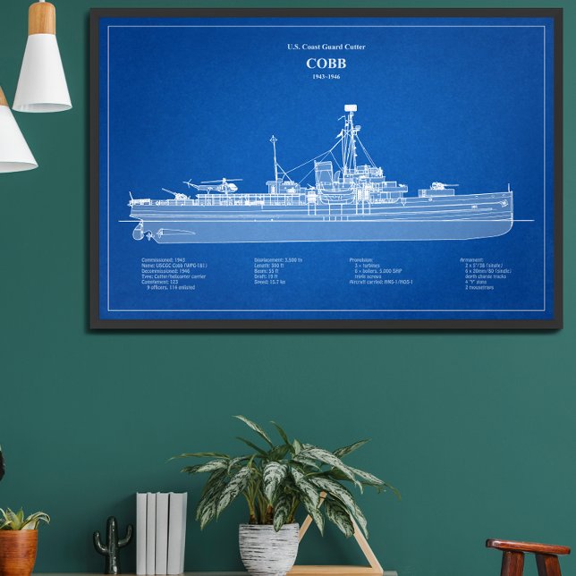 USCGC Cobb wpg-181 - ABD Poster (Skapare uppladdad)