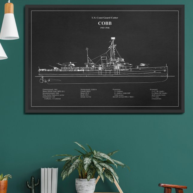 USCGC Cobb wpg-181 - PD Poster (Skapare uppladdad)