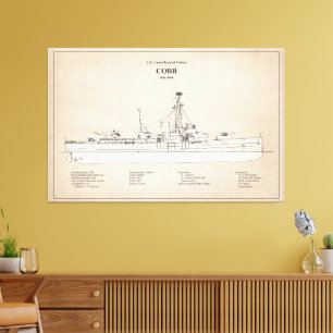 USCGC Cobb wpg-181 - SBD Canvastryck