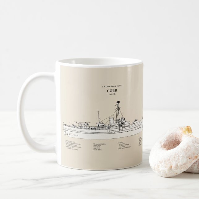 USCGC Cobb wpg-181 - SBD Kaffemugg (Med munk)
