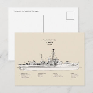 USCGC Cobb wpg-181 - SBD Vykort