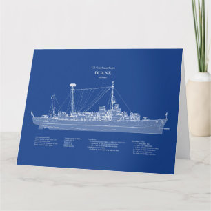 USCGC Duane wpg-33 - ABD Tack Kort