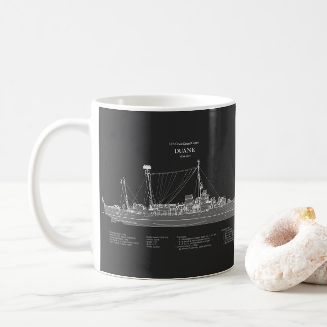 USCGC Duane wpg-33 - PD Kaffemugg (Med munk)