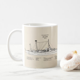 USCGC Duane wpg-33 - SBD Kaffemugg