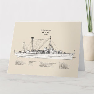 USCGC Duane wpg-33 - SBD Tack Kort