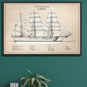 USCGC Eagle wix-327 - SBD Fototryck