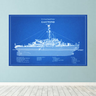 USCGC Eastwind wagb-279 - ABD Canvastryck