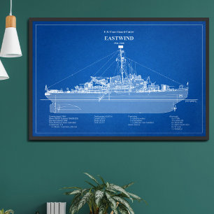 USCGC Eastwind wagb-279 - ABD Fototryck