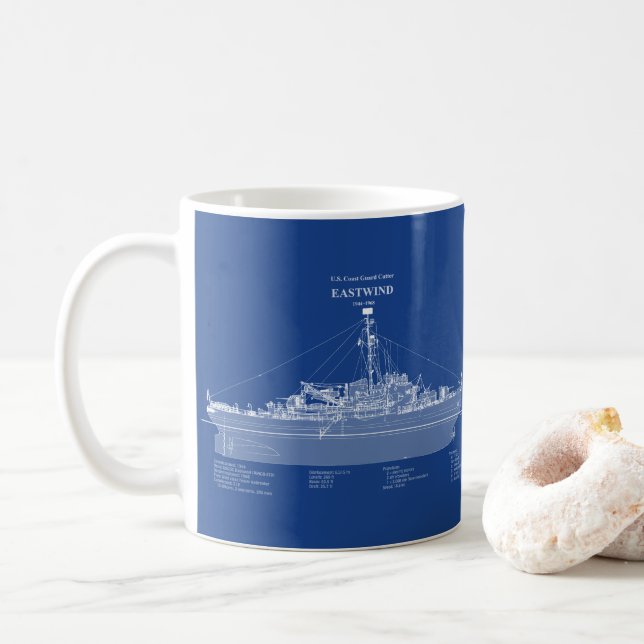 USCGC Eastwind wagb-279 - ABD Kaffemugg (Med munk)
