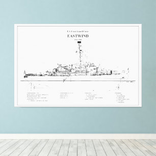 USCGC Eastwind wagb-279 - BD Canvastryck