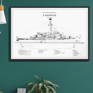 USCGC Eastwind wagb-279 - BD Fototryck