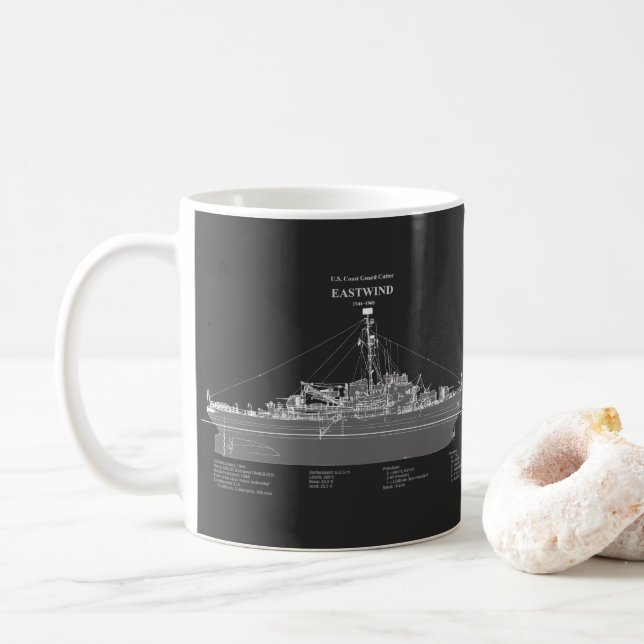 USCGC Eastwind Wagb-279 - PD Kaffemugg (Med munk)