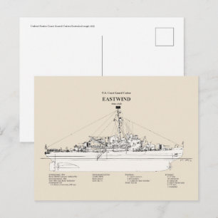 USCGC Eastwind wagb-279 - SBD Vykort