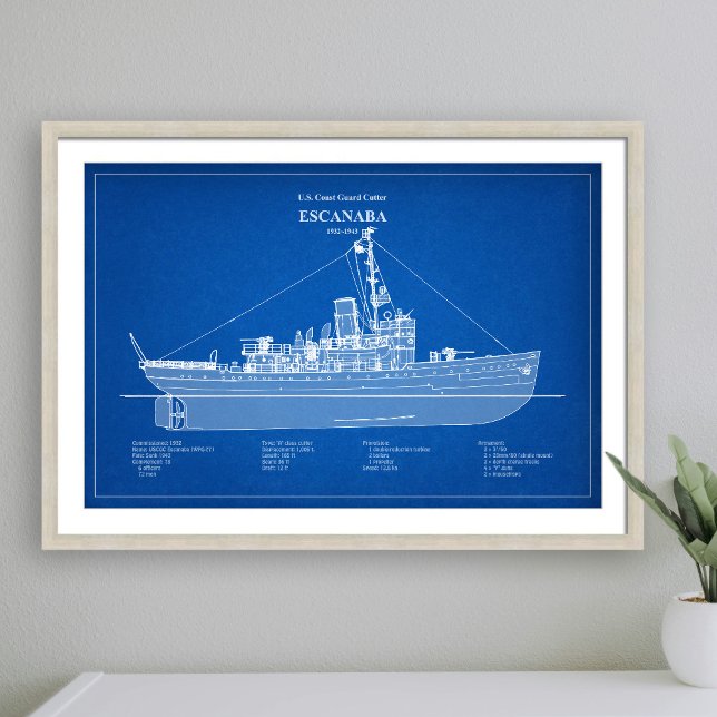 USCGC Escanaba wpc-77 - ABD Fototryck (Skapare uppladdad)