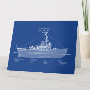 USCGC Escanaba wpc-77 - ABD Tack Kort