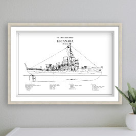 USCGC Escanaba wpc-77 - BD Fototryck