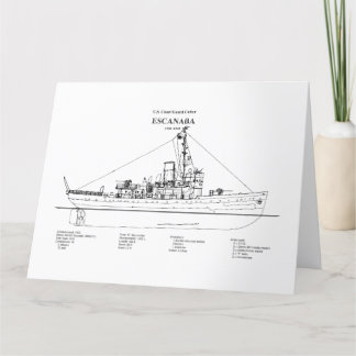 USCGC Escanaba wpc-77 - BD Tack Kort