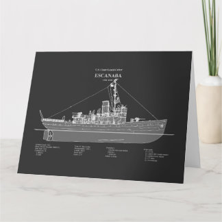 USCGC Escanaba wpc-77 - PD Tack Kort