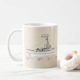 USCGC Escanaba wpc-77 - SBD Kaffemugg