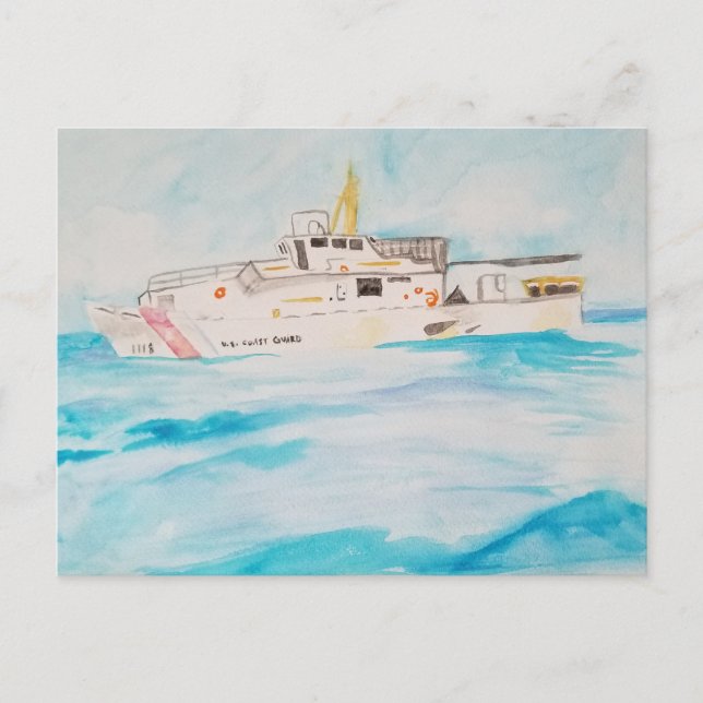 USCGC Tezanos vykort (Framsida)