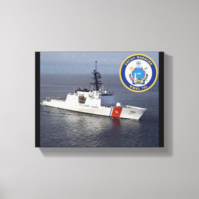 USCGC Waesche (WMSL-751) Canvastryck (Framsida)
