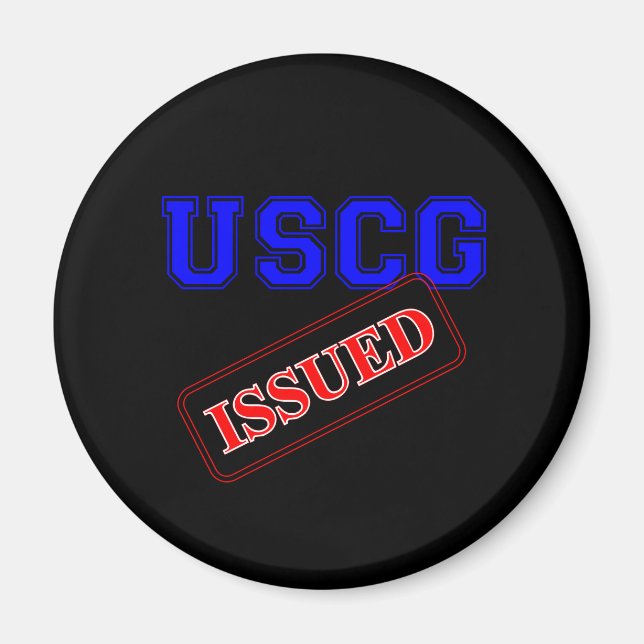 uscgissudeblk magnet (Framsidan)