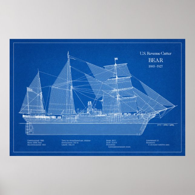 USCGRC USRC Bear - ABD Poster (Framsidan)