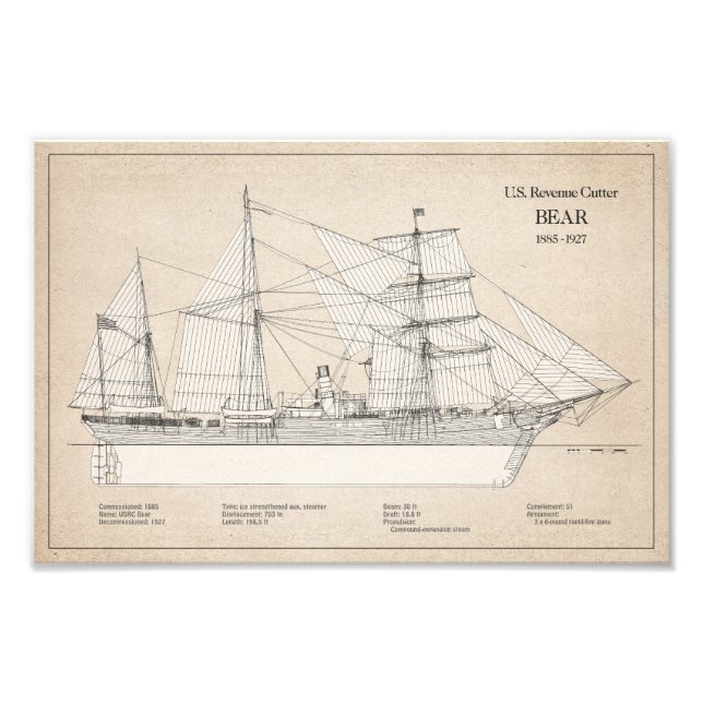 USCGRC USRC Bear - SBD Fototryck (Framsidan)