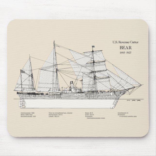 USCGRC USRC Bear - SBD Musmatta (Framsidan)