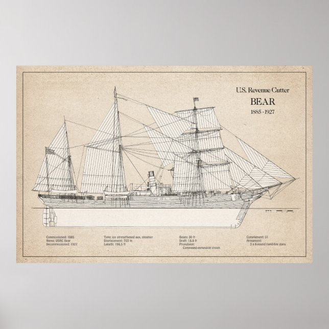 USCGRC USRC Bear - SBD Poster (Framsidan)