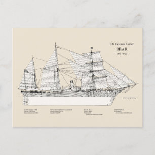 USCGRC USRC Bear - SBD Vykort