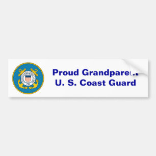 USCGSealcolor stolt GrandparentU. S. Kustbevakning Bildekal