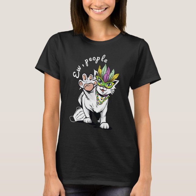 Usch Människor Katt Bär Inte Kirurg T Shirt (Framsida)