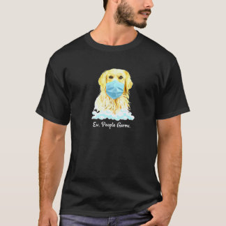 Uscha människor bakterier Golden Retriever Hund so T Shirt