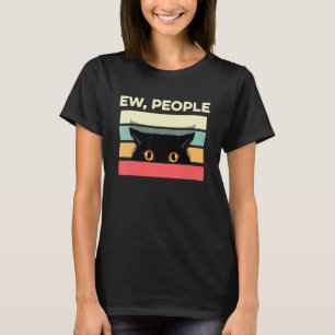 Uscha människor introvert katt anti social sarkast t shirt