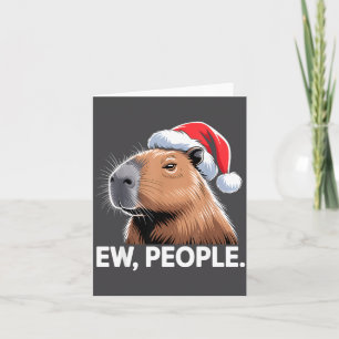 Uscha människor Kapybara julhumor Kort