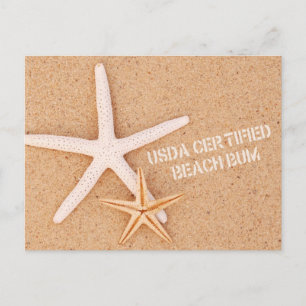 USDA Auktoriserad Beach Bum Vykort