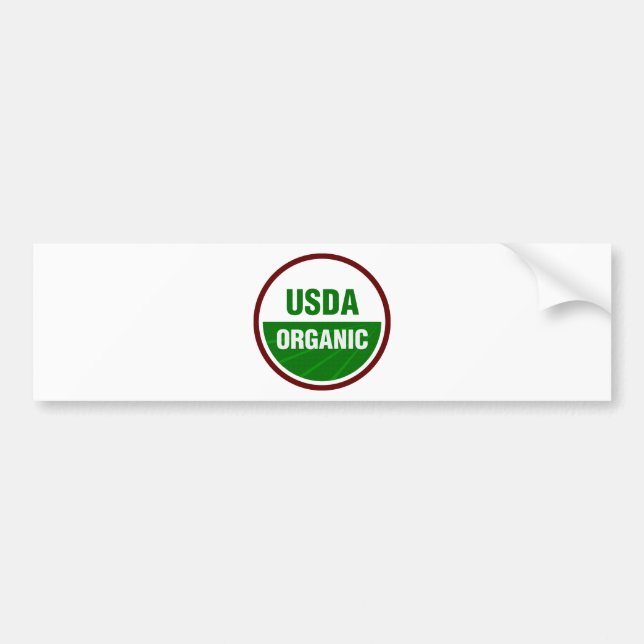 USDA Organic-certifikat Bildekal (Framsidan)
