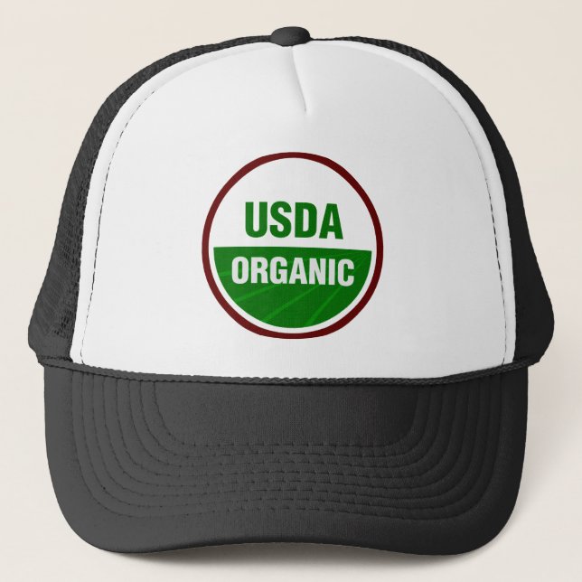 USDA Organic-certifikat Truckerkeps (Framsida)