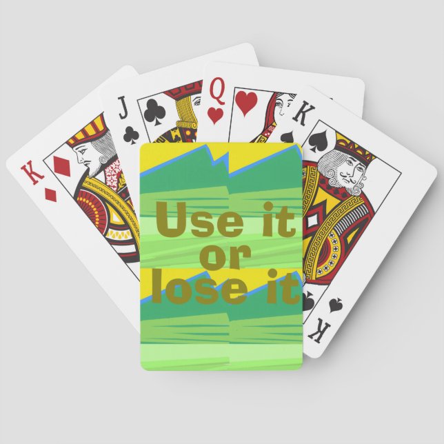 Use it or Lose it Christmas Gift Casinokort (Baksidan)