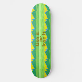 Use it or Lose it Christmas Gift Mini Skateboard Bräda 18,5 Cm