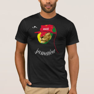 Useet Jamaica Lionhead svart T-tröja T-shirt