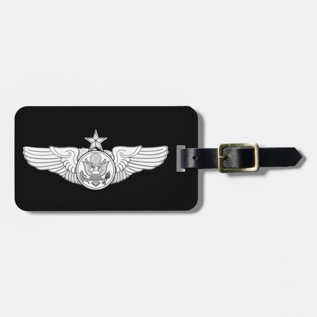 USF Flygbesättningschef Vinge Bagagebricka (Horisontell Framsida)