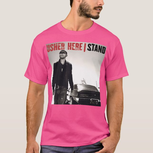 Usher här står jag t shirt (Framsida)