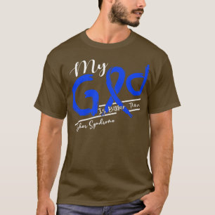 Usher-syndrom min Gud är starkare i detta T Shirt