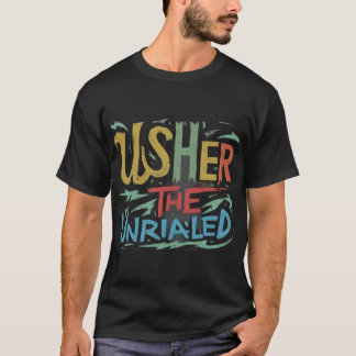 Usher till den omärkta skjortan t shirt