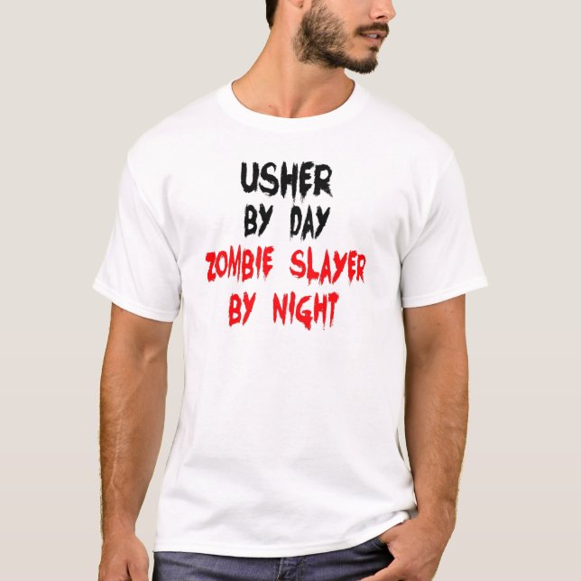 Usher Zombie Sayer T-shirt (Framsida)