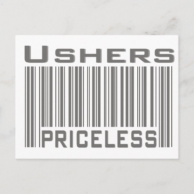 Ushers Priceless Vykort (Framsida)