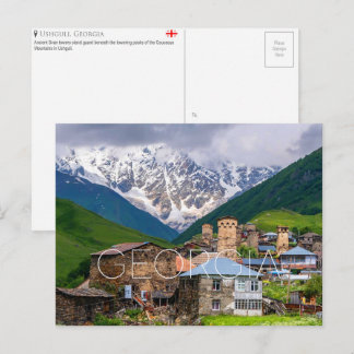 Ushguli, Georgien Resebrevkort Vykort