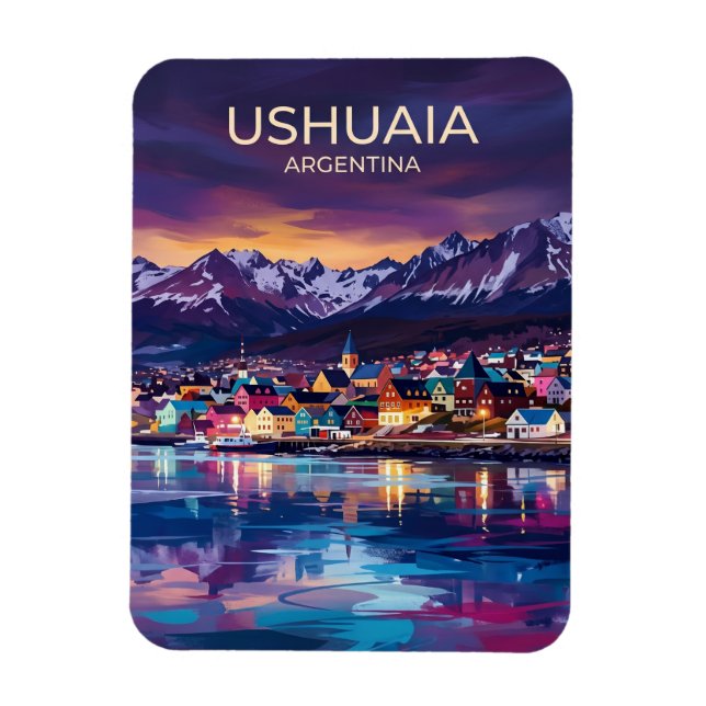 Ushuaia Argentina Magnet (Vertikal)
